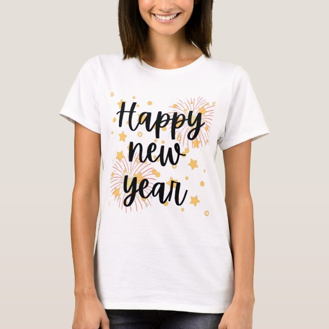 Camiseta Feliz Año Nuevo (Anverso)