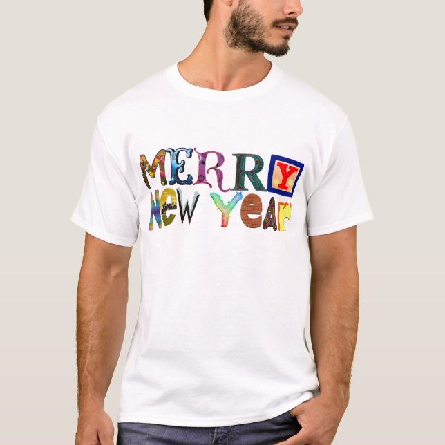 Camiseta Feliz Año Nuevo (Anverso)