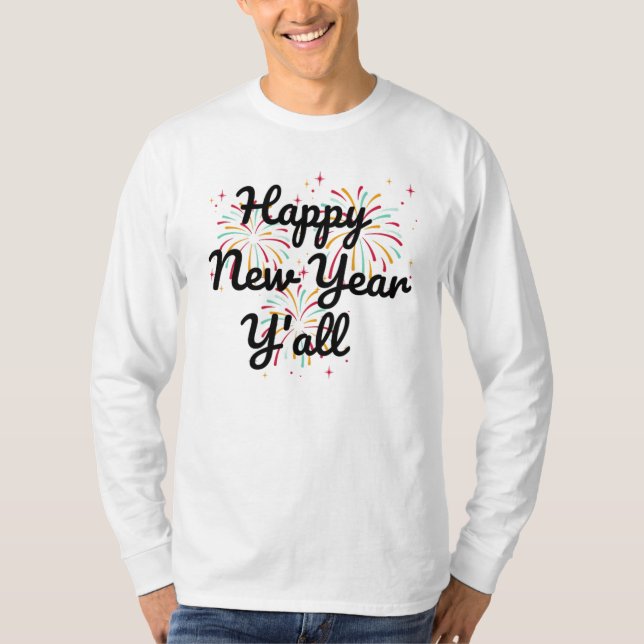 Camiseta Feliz Año Nuevo (Anverso)
