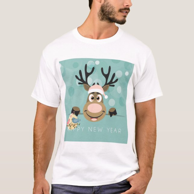 Camiseta Feliz Año Nuevo (Anverso)