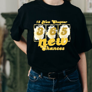 Camiseta Feliz Año Nuevo 12 Nuevos Capítulos 365 Nuevas Opo