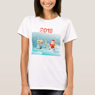 Camiseta feliz año nuevo 2019