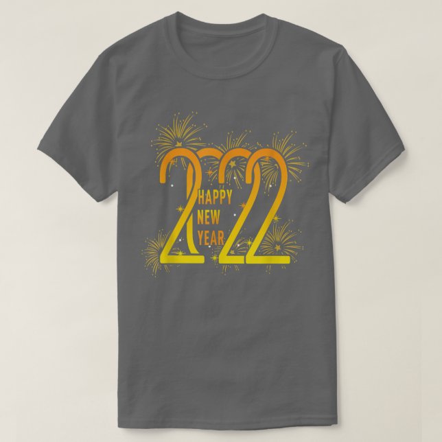 Camiseta Feliz Año Nuevo 2022 (Diseño del anverso)