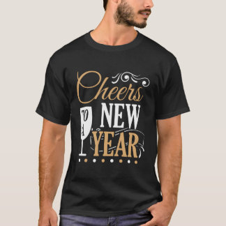 Camiseta Feliz Año Nuevo 2022 Celebración Nochevieja