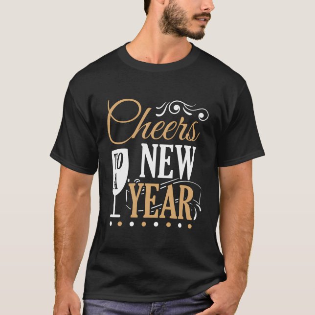 Camiseta Feliz Año Nuevo 2022 Celebración Nochevieja (Anverso)