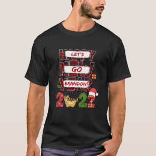 Camiseta Feliz Año Nuevo 2022. Divertido anti Biden Vamos B