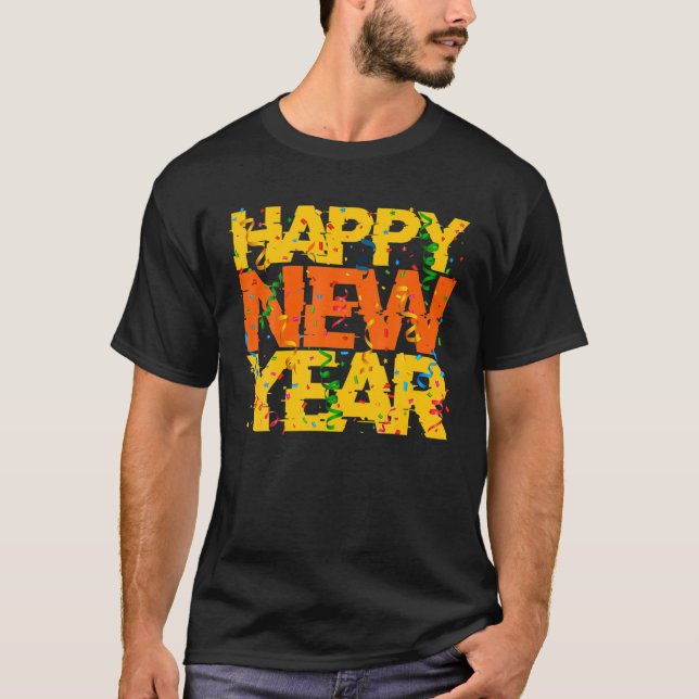 Camiseta FELIZ AÑO NUEVO 2022 Familia coincidente Años nuev (Anverso)