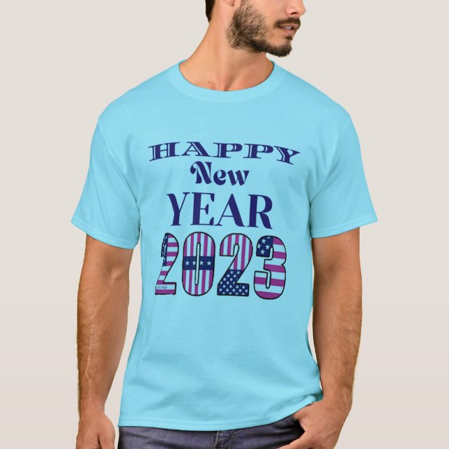 Camiseta Feliz año nuevo 2023 (Anverso)