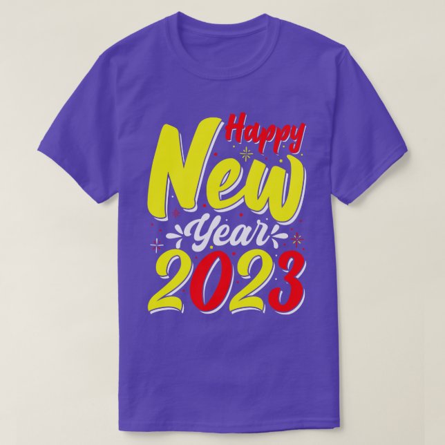Camiseta Feliz Año Nuevo 2023 2 (Diseño del anverso)