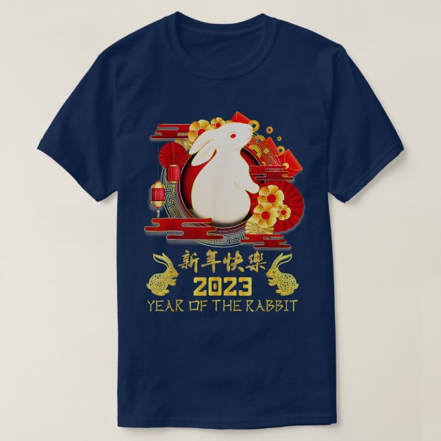 Camiseta Feliz Año Nuevo 2023 Del Fiesta De La Víspera De C (Diseño del anverso)