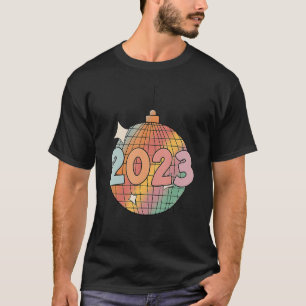 Camiseta Feliz Año Nuevo 2023, fiesta de baile disco de Año