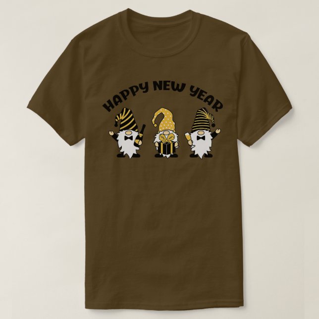 Camiseta Feliz Año Nuevo 2023 Navidades de Gnome 2023 (Diseño del anverso)