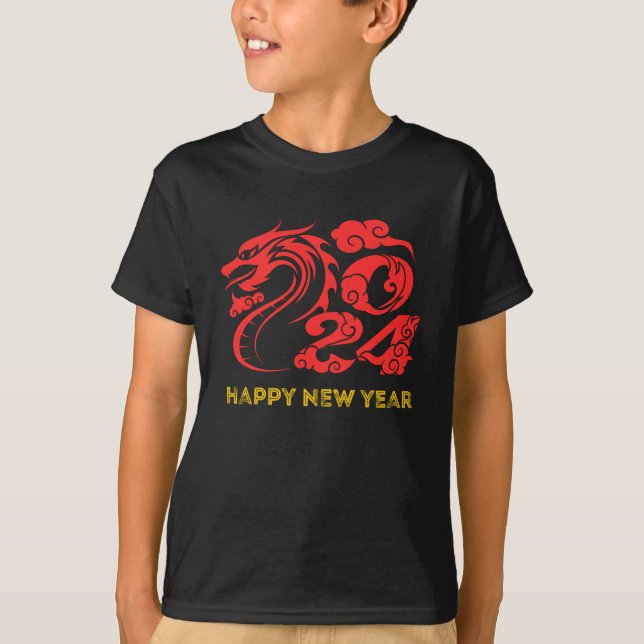 Camiseta Feliz Año Nuevo 2024 (Anverso)