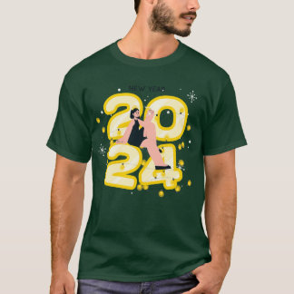 Camiseta Feliz Año Nuevo 2024