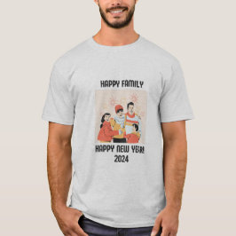 Camiseta Feliz Año Nuevo 2024