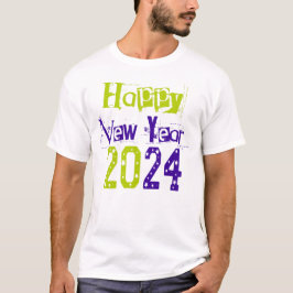 Camiseta Feliz Año Nuevo 2024