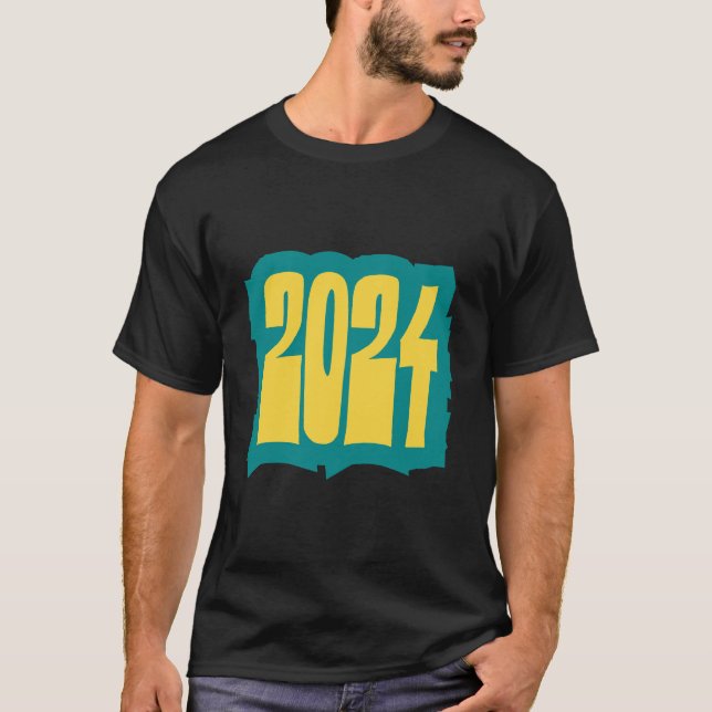 Camiseta Feliz año nuevo 2024 (Anverso)