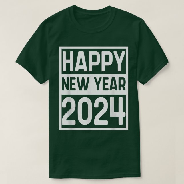 Camiseta Feliz Año Nuevo 2024 celebración de Guay en chino  (Diseño del anverso)