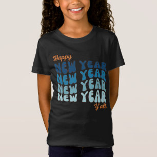 Camiseta Feliz Año Nuevo 2024 Chicas