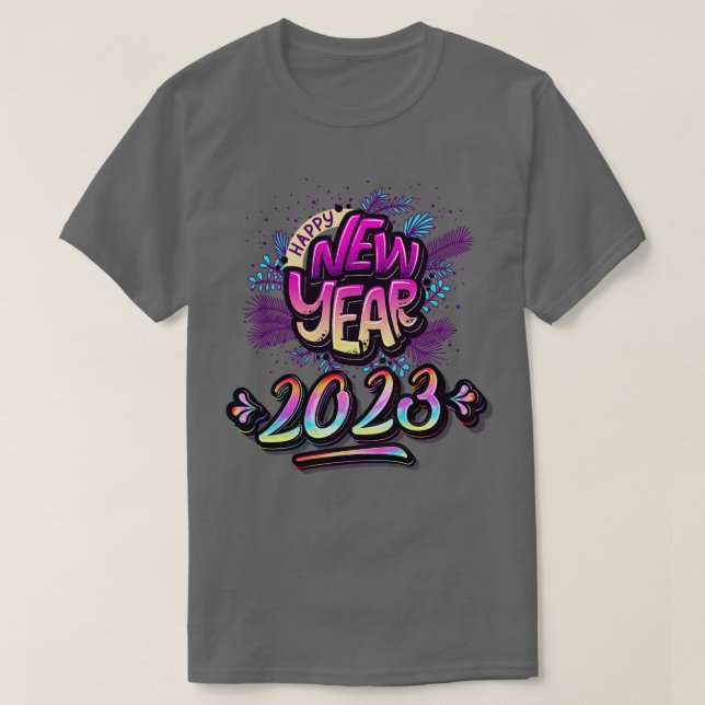 Camiseta Feliz Año Nuevo 2024 Estados Unidos (Diseño del anverso)