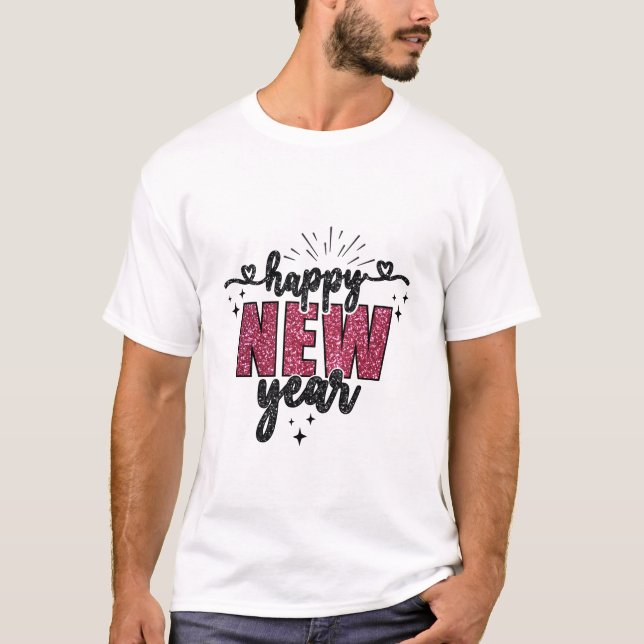 Camiseta Feliz Año Nuevo 2025 (Anverso)