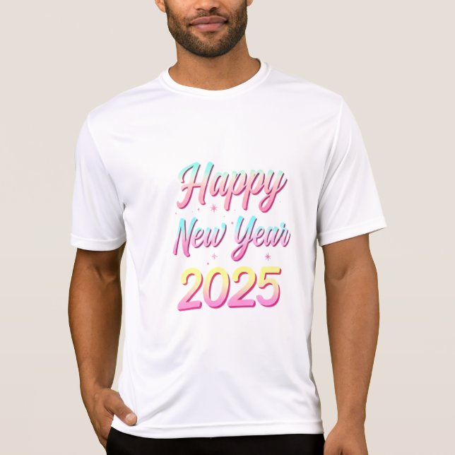 Camiseta Feliz Año Nuevo 2025 (Anverso)