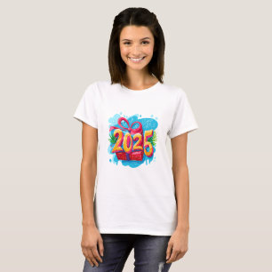 Camiseta Feliz Año Nuevo 2025