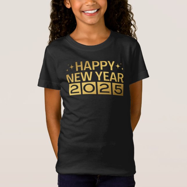 Camiseta Feliz Año Nuevo 2025 (Anverso)