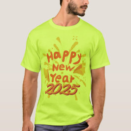 Camiseta Feliz Año Nuevo 2025