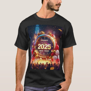Camiseta Feliz Año Nuevo 2025