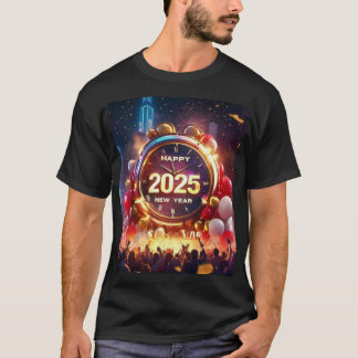 Camiseta Feliz Año Nuevo 2025
