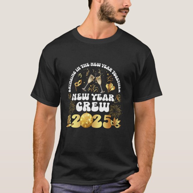 Camiseta Feliz Año Nuevo 2025 Año Nuevo Fiesta (Anverso)