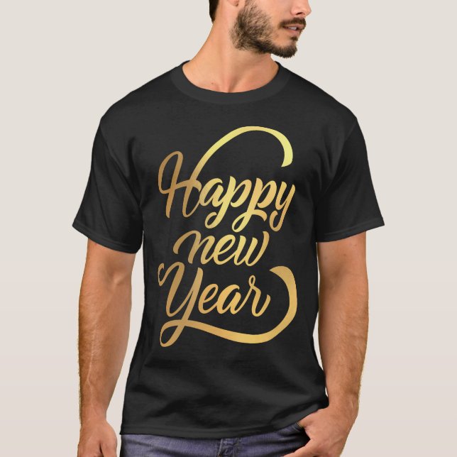 Camiseta Feliz Año Nuevo 2025 para las mujeres de familia (Anverso)