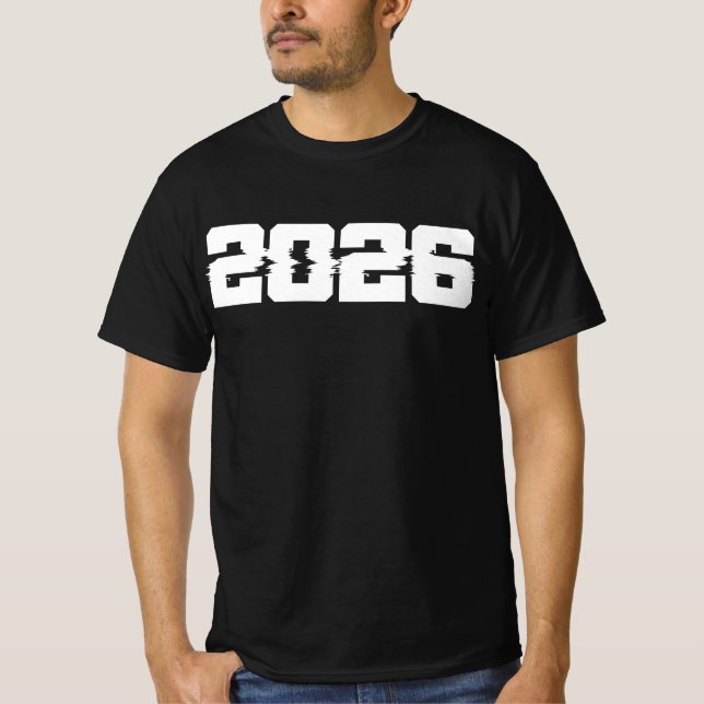 Camiseta Feliz Año Nuevo 2026 (Anverso)