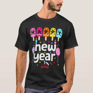 Camiseta Feliz Año Nuevo 2026 Nochevieja Fiestas Chicas