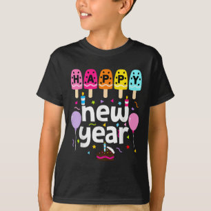 Camiseta Feliz Año Nuevo 2026 Nochevieja Fiestas Chicas