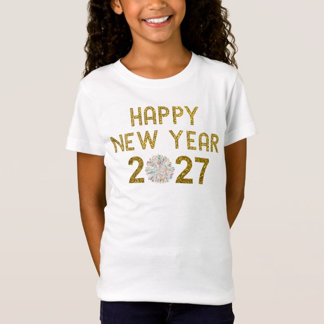 Camiseta Feliz Año Nuevo 2027 (Anverso)