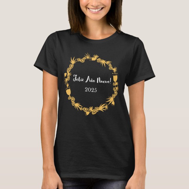 Camiseta ¡Feliz Año Nuevo! Año Nuevo 2025 (Anverso)