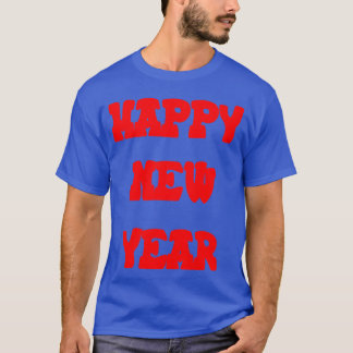 Camiseta feliz año nuevo chico de los 80