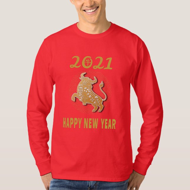 Camiseta Feliz Año Nuevo Chino 2021 (Anverso)