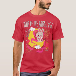 Camiseta Feliz Año Nuevo Chino 2023 Año de Conejo a C