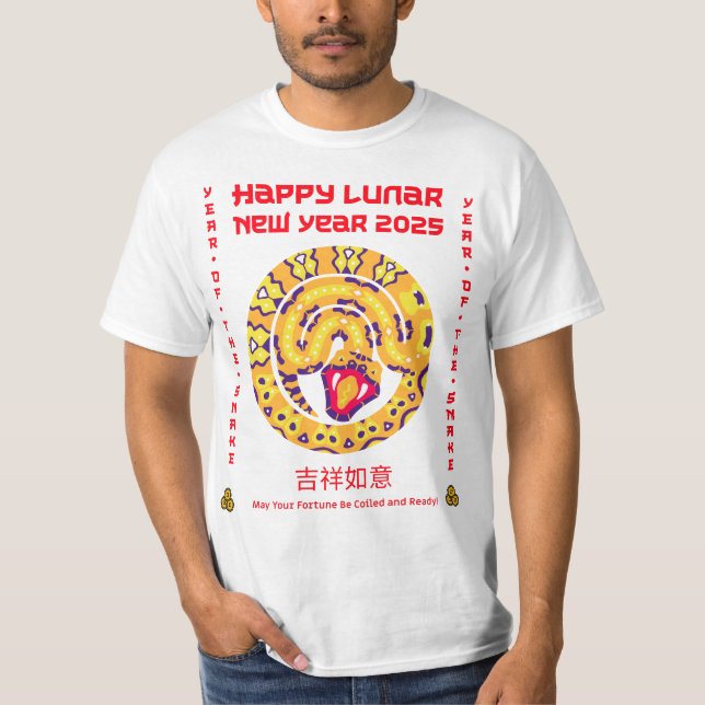 Camiseta Feliz Año Nuevo Chino 2025 (Anverso)