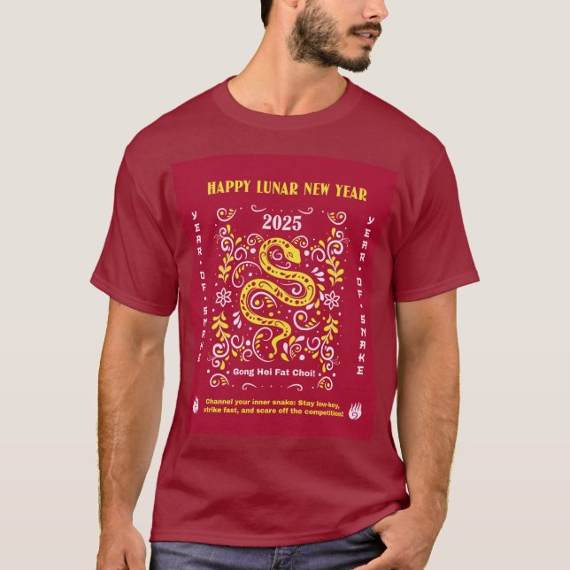 Camiseta Feliz Año Nuevo Chino 2025 (Anverso)