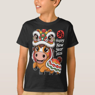 Camiseta Feliz Año Nuevo Chino 2026 Año Del Caballo Drag