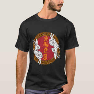 Camiseta Feliz Año Nuevo Chino De Conejo 2023
