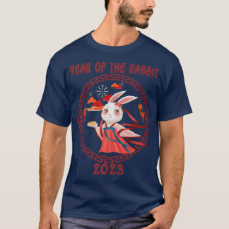 Camiseta Feliz Año Nuevo Chino De Conejo 2023, Año De La Ra