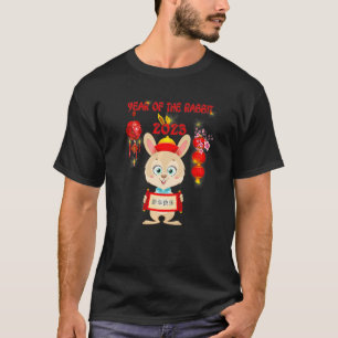 Camiseta Feliz Año Nuevo Chino De Conejo 2023 Año De La Rab