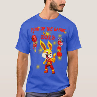 Camiseta Feliz Año Nuevo Chino De Conejo 2023 Año De La Rab