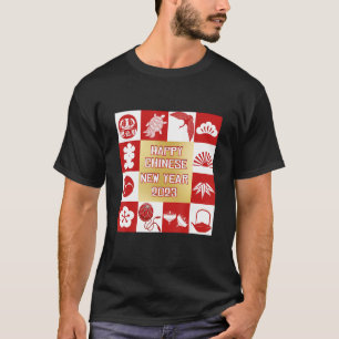 Camiseta Feliz Año Nuevo Chino De Conejo 2023 Año De La Rab
