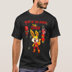Camiseta Feliz Año Nuevo Chino De Conejo 2023 Año De La Rab